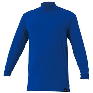 ZETT(ゼット) ライトフィットアンダーシャツ 少年用ハイネック長袖 (野球) BO8420JA マリンブルー 140