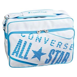 CONVERSE（コンバース） エナメルショルダー（L） C1365052 ホワイト×サックス