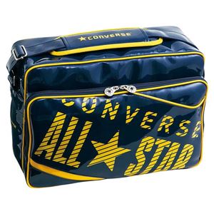 CONVERSE（コンバース） エナメルショルダー（L） C1365052 ネイビー×イエロー