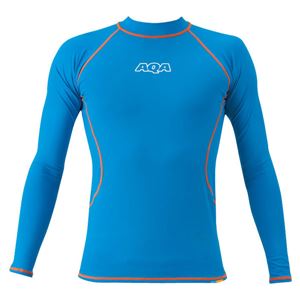 鬼怒川 AQA(アクア) ラッシュガードロングメンズ KW4448 ブルーM