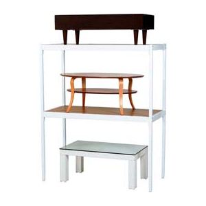 AZUMAYA テーブル用ラック DIS-24WH