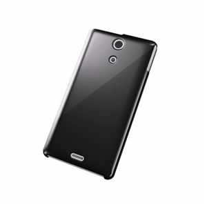 エレコム docomo SO-04E用シェルカバー/ブラック PD-SO04EPVMBK