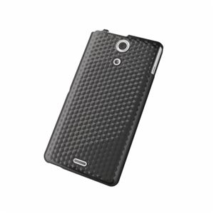 エレコム docomo SO-04E用ソフトケース・DC/ラメブラック PD-SO04EUCJBK