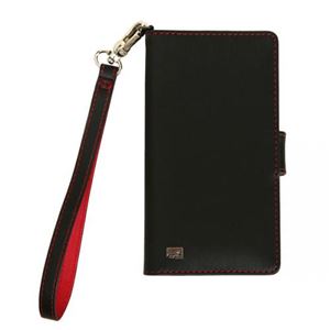 Cut＆Paste SOL22 Xperia UL Stitch line レザー BK・RD CP13SOL22-LFBR