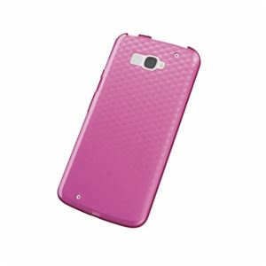 エレコム docomo N-06E用ソフトケース・DC/ラメ濃ピンク PD-N06EUCJPND