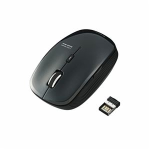 エレコム 5ボタンワイヤレスBlueLEDマウス M-BL21DBBK