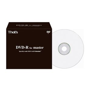 太陽誘電 That's DVD-R データ用 白色無地・セラミックコート DVD-R47XY10P