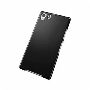 エレコム SOL23／SO-01F用シェルカバー／ブラック PM-SOZ1FPVBK