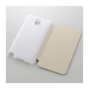 エレコム SCL22／SC-01F用シェルカバー・フラップ／ホワイト PM-SCGN3PVFWH