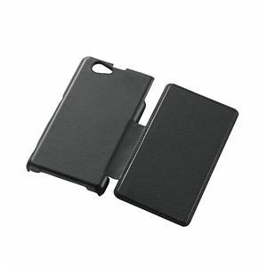 エレコム docomo SO-02F用ソフトレザーカバー・横フラップ PD-SO02FPLFYBK