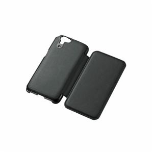 エレコム docomo SH-01F用レザーカバー（ブラック） PD-SH01FPLFBK