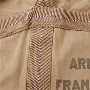 フランス空軍パラシュートステッチバッグ カーキ 仏軍パラシュートステッチバッグ