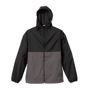 フッ素撥水加工スイッチングジャケット　CB7044  ブラック／セメント  L
