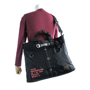 ミリタリー2WAYヘルメットバック　BH067YN　ブラック