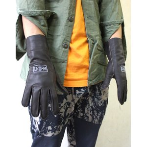 ＵＳタイプＮＡＶＹゴートスキンフライトグローブ　GG037NN　ブラック　M　【レプリカ】