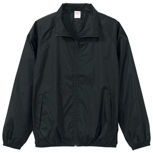 花粉症対策フッソ系撥水加工ウインドーブレーカーブルゾン　CB7064　ブラック  Sサイズ
