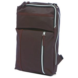 タブレット収納可・縦にも横にもなる・衝撃緩和ウレタン入り・ボディーバック　IK102　ブラウン　