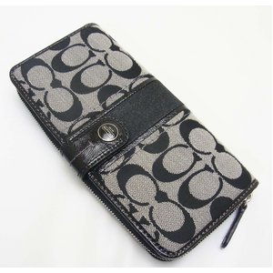 COACH(コーチ)F48784 SBWBK シグネチャー長財布 