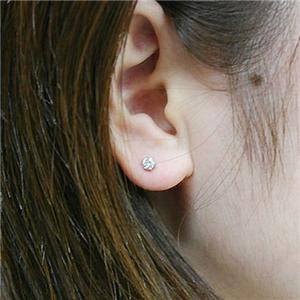 Ptダイヤピアス 110621 まさに本物の輝き…0.2ct☆Ptダイヤピアス