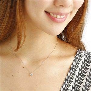 Pt0.5ct ダイヤモンドヴェネチアンペンダント(鑑定書付き) プラチナ900 0.5カラット 一粒ダイヤモンドベネチアンチェーンネックレス