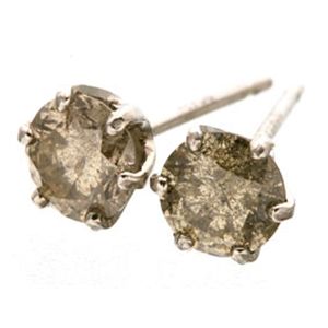 Pt900 ブラウンダイヤ0.5ctピアス Pt900 ブラウンダイヤ 0.5ct ピアス 