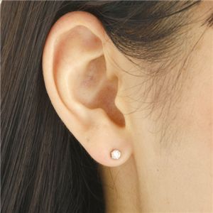 0.3ct シャンパンダイヤモンドピアス 存在感キラリ☆0.3ct シャンパンダイヤモンドピアス 