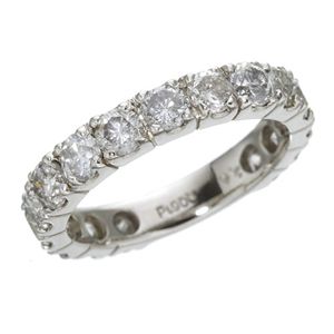 2ctエタニティダイヤモンドリング　鑑別付き 13号 