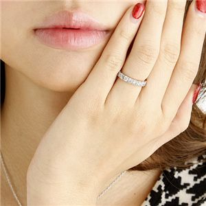 2ctエタニティダイヤモンドリング　鑑別付き 13号 