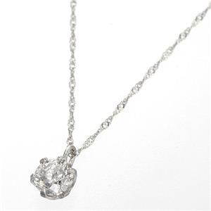 プラチナ（PT1000） 0.3ct ダイヤモンドペンダント 