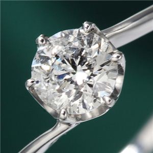 プラチナ0.3t ダイヤリング 7号 