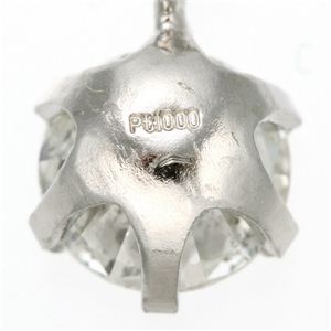 Pt1000 プラチナ ダイヤ0.5ct ペンダント 