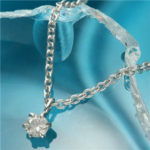 純プラチナ0.1ctダイヤモンドペンダント 