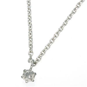 純プラチナ0.1ctダイヤモンドペンダント 