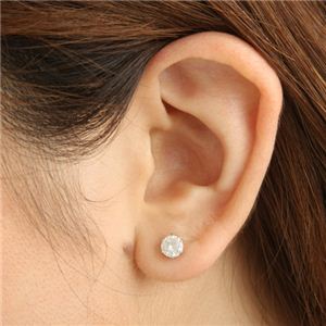 PT（プラチナ） 1ctダイヤモンドピアス 鑑別付き 