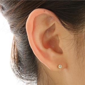 K18イエローゴールド ダイヤモンド0.3ctピアス 