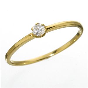 K18 ダイヤモンドシューリング イエローゴールド 13号