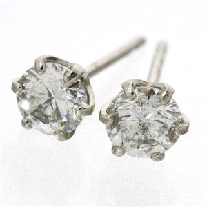 PT900大粒0.5ctダイヤモンドピアス 