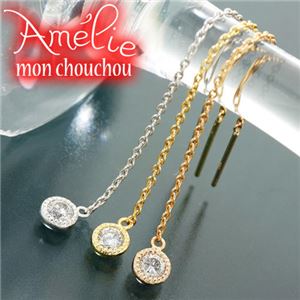 Amelie Monchouchou【タルトシリーズ】ピアス ホワイトゴールド(WG)