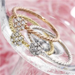 k18ダイヤモンンドリング PG（ピンクゴールド） 15号