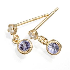 K18YG タンザナイトピアス