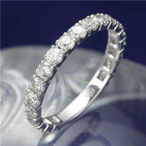 Pt1.0ctダイヤモンドエタニティリング 11号