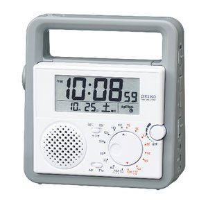 セイコークロック 防災クロック 電波修正機能付 SQ692W