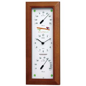 エンペックス ワンダーワーカー温・湿度計・時計 TM-495