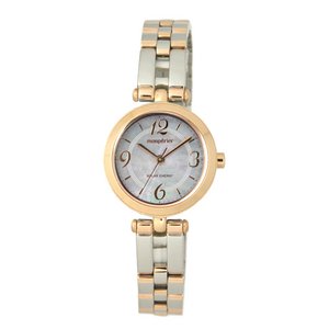 リコー RICOH monperier emit(モンペリエ・エミット) 太陽光充電方式腕時計 レディース 699001-51