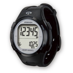 YAMASA（山佐時計計器株式会社) ウォッチ万歩計 TM-500ブラック/シルバー