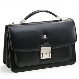 【日本製】家紋付 礼装多機能バッグ (大) 鍵付 2/丸に梅鉢