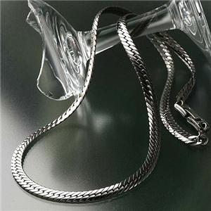 チタンヘリンボーンネックレス チタンヘリンボーンネックレス