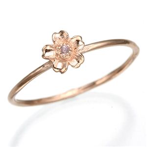 桜リング 【リング】 ピンクゴールド 9号