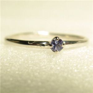 かさねづけも1本付けも出来るSVジュエルリング タンザナイト 9号