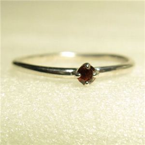 かさねづけも1本付けも出来るSVジュエルリング ガーネット 13号